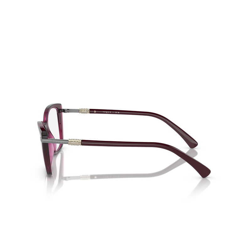 Vogue VO5487B Eyeglasses 2989 transparent cherry - 3/4