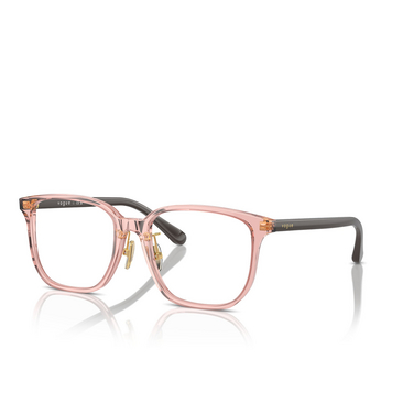 Vogue VO5550D Eyeglasses 2828 transparent pink - three-quarters view