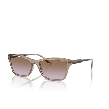 Vogue VO5551S Sunglasses 294068 transparent brown - three-quarters view