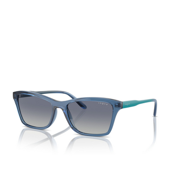 Vogue VO5551S Sunglasses 30854L transparent blue - three-quarters view