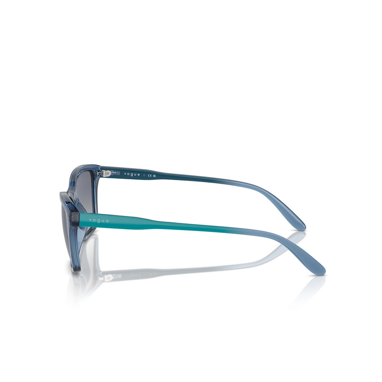 Gafas de sol Vogue VO5551S 30854L transparent blue - 3/4