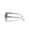 Lunettes de soleil Vogue VO5551S 311862 transparent purple - Vignette du produit 3/4