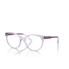 Occhiali da vista Vogue VO5552 2745 transparent violet - anteprima prodotto 2/4