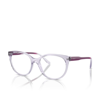 Occhiali da vista Vogue VO5552 2745 transparent violet - tre quarti
