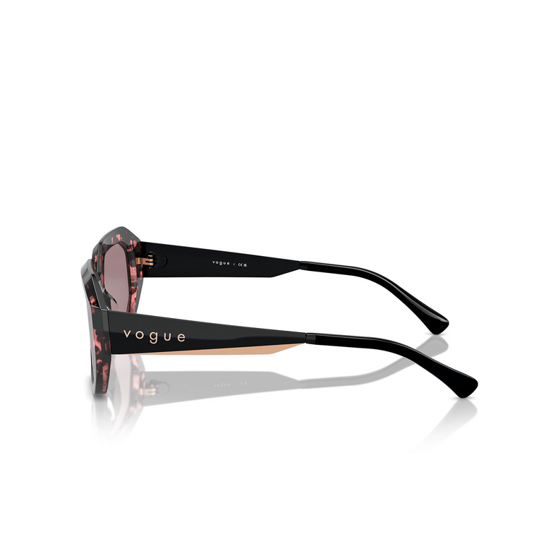 Lunettes de soleil Vogue VO5554S 31487N red tortoise - 3/4