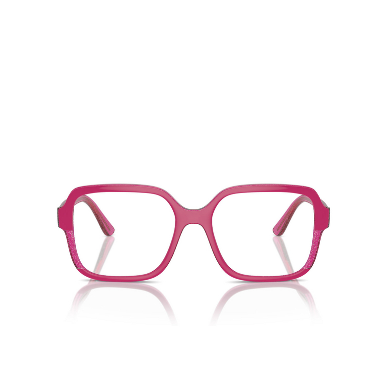 Lunettes de vue Vogue VO5555 3135 cherry / transparent fuchsia glitter - 1/4