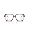 Vogue VO5555 Eyeglasses 3136 brown / transparent rose glitter - product thumbnail 1/4