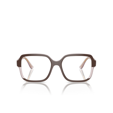Vogue VO5555 Eyeglasses 3136 brown / transparent rose glitter - front view