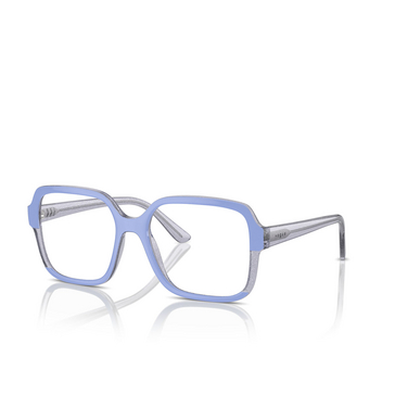 Vogue VO5555 Eyeglasses 3139 wisteria / transparent violet glitter - three-quarters view