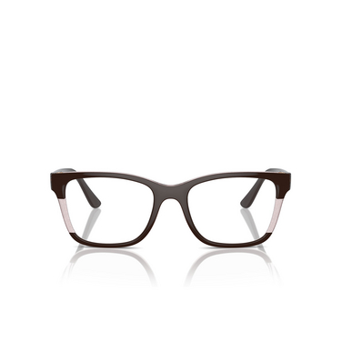 Vogue VO5556 Eyeglasses 3136 brown / transparent rose glitter - front view