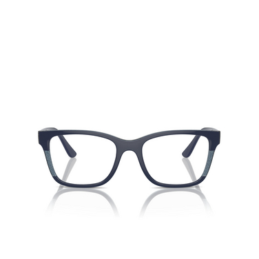 Vogue VO5556 Eyeglasses 3141 blue / transparent blue glitter - front view