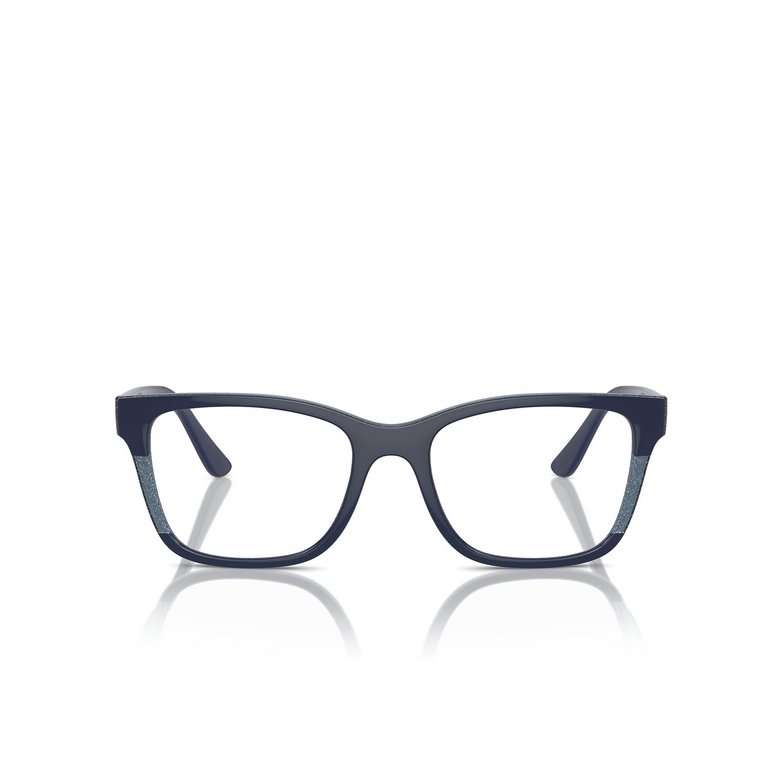 Vogue VO5556 Eyeglasses 3141 blue / transparent blue glitter - 1/4