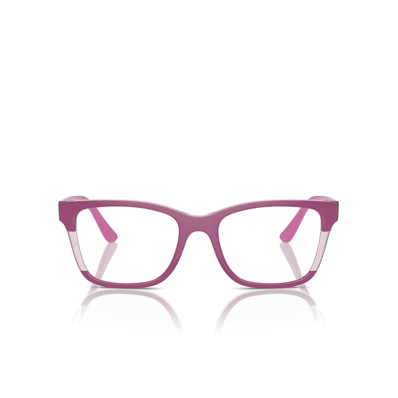 Vogue VO5556 Eyeglasses 3142 fuchsia / transparent pink glitter - 1/4