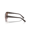 Lunettes de soleil Vogue VO5557S 313614 brown / transparent rose glitter - Vignette du produit 3/4