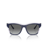 Lunettes de soleil Vogue VO5557S 313711 blue / transparent lilac glitter - Vignette du produit 1/4