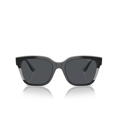Vogue VO5558S Sunglasses 313387 black / transparent grey glitter - front view