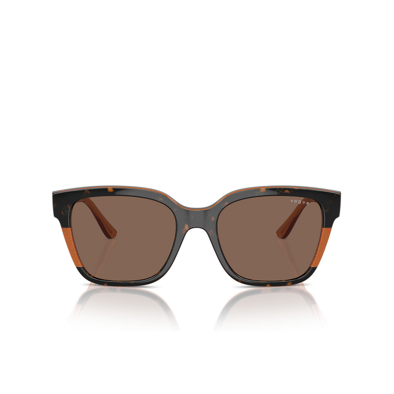 Gafas de sol Vogue VO5558S 313473 havana / transparent brown glitter - 1/4