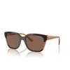 Lunettes de soleil Vogue VO5558S 313473 havana / transparent brown glitter - Vignette du produit 2/4