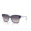 Vogue VO5558S Sunglasses 313736 blue / transparent lilac glitter - product thumbnail 2/4