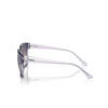 Lunettes de soleil Vogue VO5558S 313736 blue / transparent lilac glitter - Vignette du produit 3/4