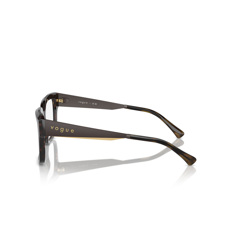 Gafas graduadas Vogue VO5559 W656 dark havana - 3/4