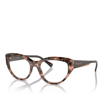 Lunettes de vue Vogue VO5560 3145 rose tortoise - Vue trois quarts