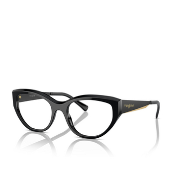 Lunettes de vue Vogue VO5560 W44 black - Vue trois quarts