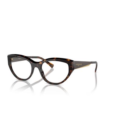 Occhiali da vista Vogue VO5560 W656 dark havana - tre quarti