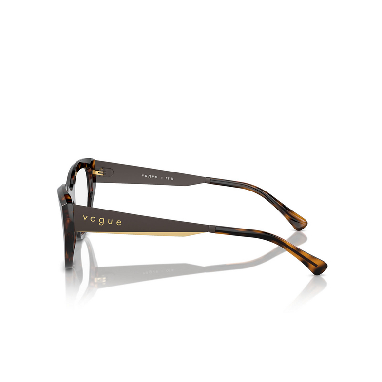 Gafas graduadas Vogue VO5560 W656 dark havana - 3/4