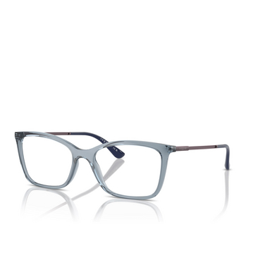 Vogue VO5563 Eyeglasses 2966 transparent azure - three-quarters view