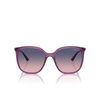 Occhiali da sole Vogue VO5564S 3119I6 transparent violet - anteprima prodotto 1/4