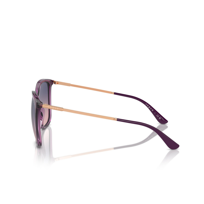 Lunettes de soleil Vogue VO5564S 3119I6 transparent violet - 3/4