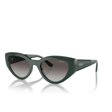 Vogue VO5566S Sunglasses 31228G full dark green - three-quarters view