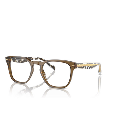 Vogue VO5570 Eyeglasses 3144 transparent olive green - three-quarters view