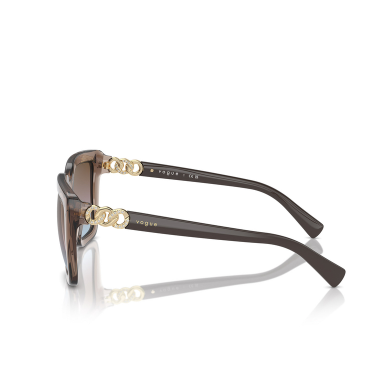 Lunettes de soleil Vogue VO5575SB 294048 transparent brown - 3/4