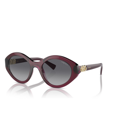 Vogue VO5576SB Sonnenbrillen 2989T3 transparent cherry - Dreiviertelansicht