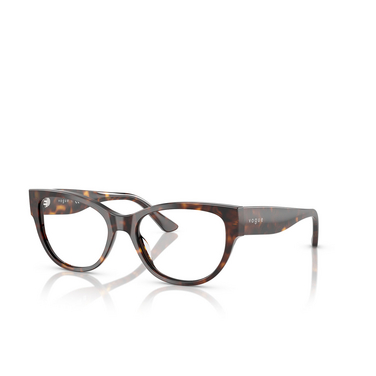 Occhiali da vista Vogue VO5604 W656 dark havana - tre quarti