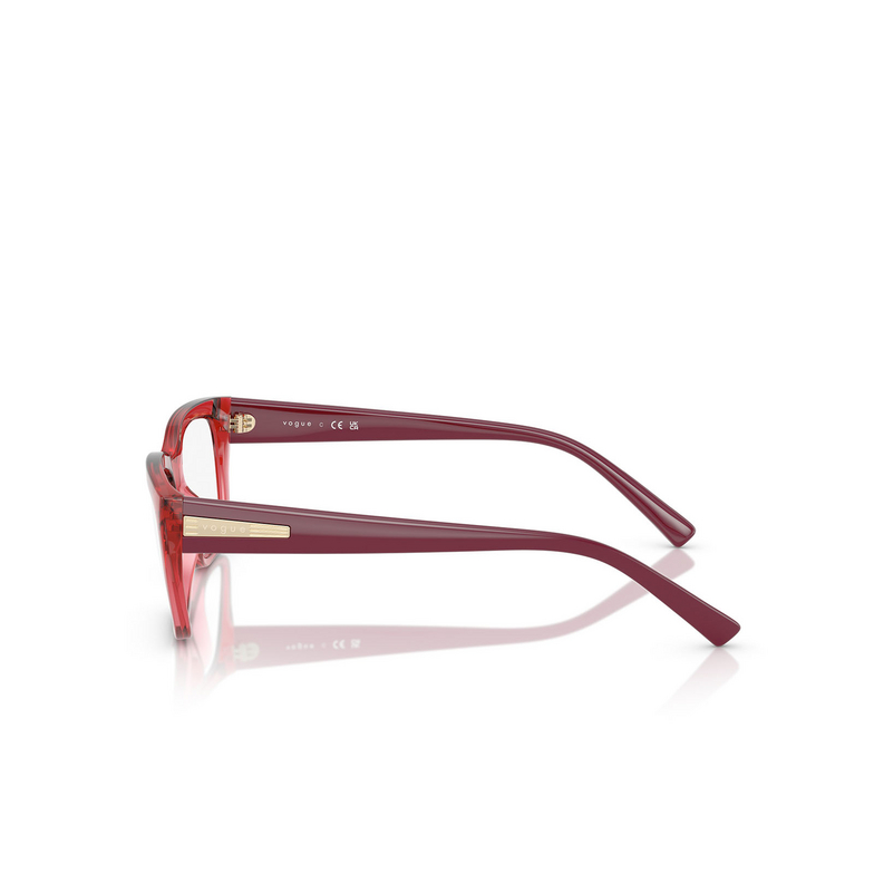 Lunettes de vue Vogue VO5609 3084 transparent cherry - 3/4