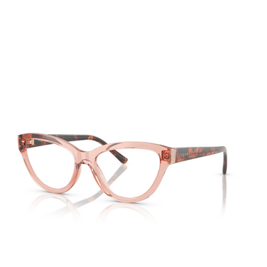 Occhiali da vista Vogue VO5610B 2864 transparent dark pink - tre quarti