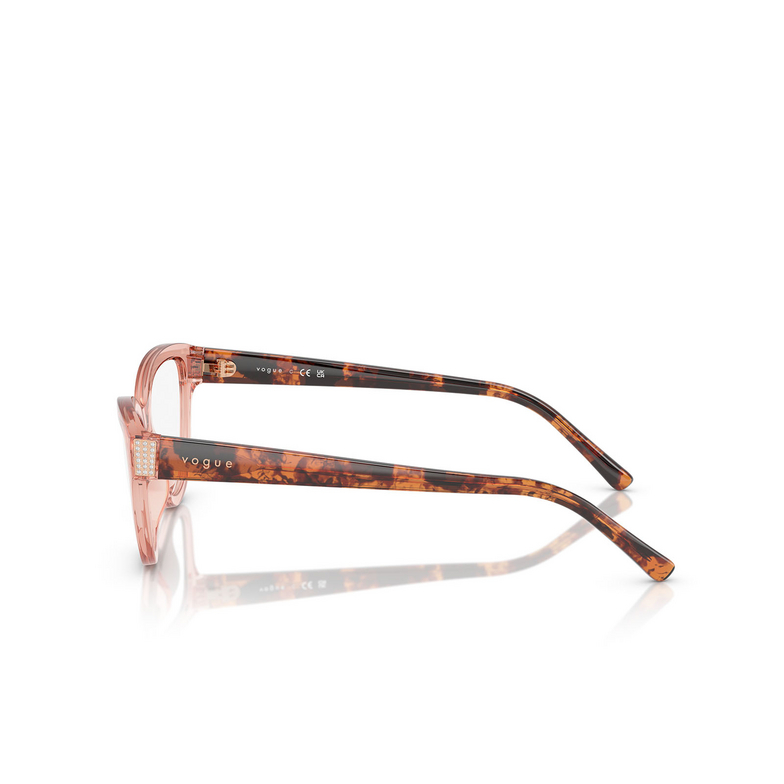 Lunettes de vue Vogue VO5610B 2864 transparent dark pink - 3/4