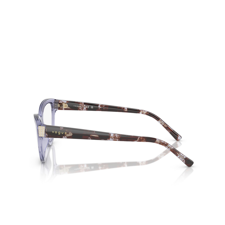 Lunettes de vue Vogue VO5610B 3177 transparent purple - 3/4