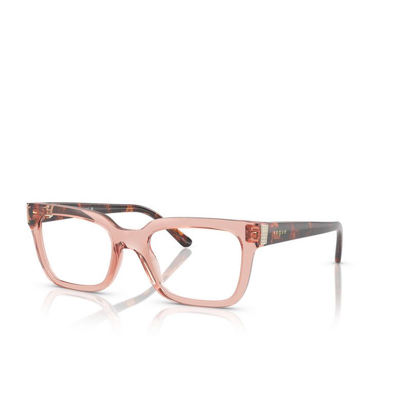 Occhiali da vista Vogue VO5611B 2864 transparent dark pink - 2/4