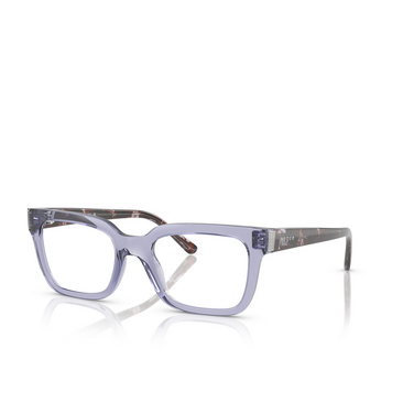 Vogue VO5611B Eyeglasses 3177 transparent purple - three-quarters view