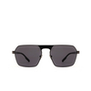 Occhiali da sole Zegna EZ0210 08A shiny gunmetal / shiny black - anteprima prodotto 1/3