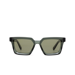 Lunettes de soleil Zegna EZ0214 98N shiny dark green / dark green / monocolor