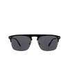 Zegna EZ0216-H Sunglasses 20A shiny pale gold / grey / striped - product thumbnail 1/3