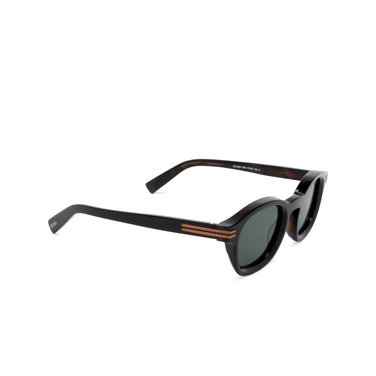 Zegna EZ0229 Sunglasses 05N black / monocolor - three-quarters view