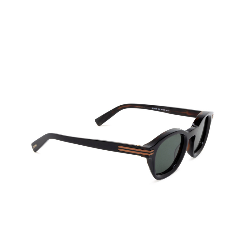 Lunettes de soleil Zegna EZ0229 05N black / monocolor - 2/3