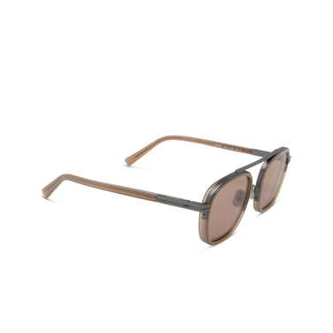 Zegna EZ0231 Sunglasses 45E shiny light brown - three-quarters view