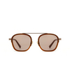 Zegna EZ0231 Sunglasses 48J shiny dark brown - product thumbnail 1/3